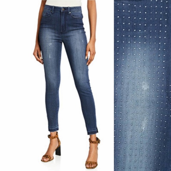 RACHEL Rachel Roy Denim - Rachel Roy Studded Skinny Jeans Size 27 High Waisted